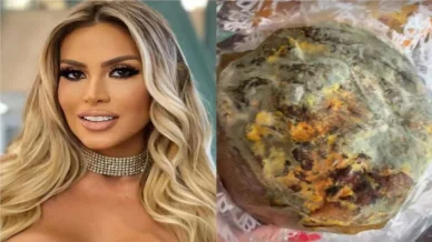 Grávida, Juju Ferrari expõe panetone mofado comprado em mercado de luxo