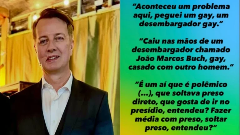 “Peguei um gay”: Desembargador relata homofobia em grupo de advogados em SC