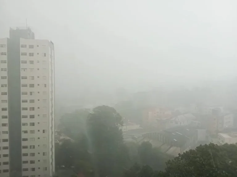 VÍDEO: chuva forte com granizo atinge Zona Norte de SP após dia de calor recorde
