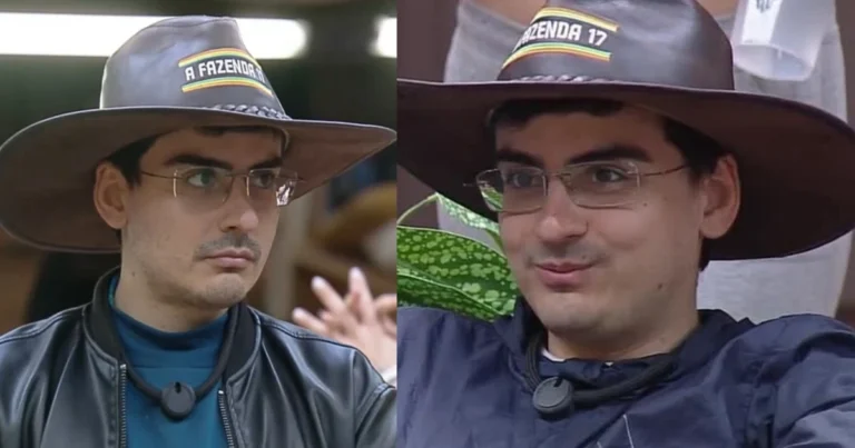 Nova enquete A Fazenda 17 indica eliminação tardia na primeira roça de Dudu Camargo