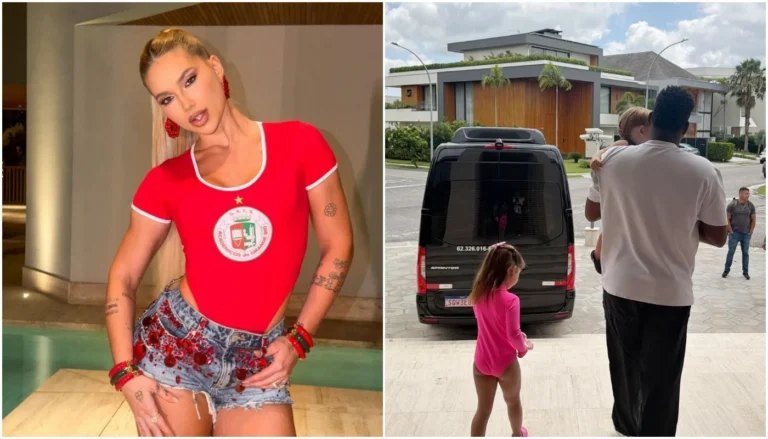 Virginia mostra filhos na casa de Vini Jr. no Rio, e agradece estadia