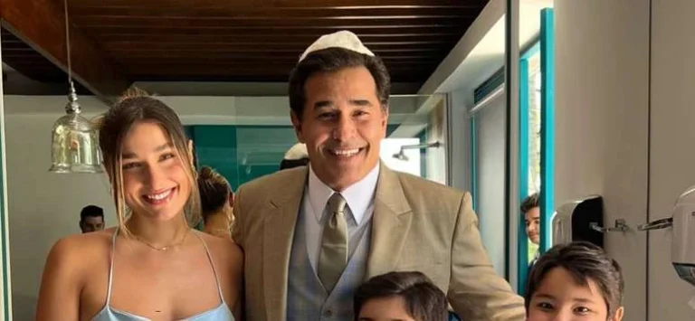 Sasha entrega alianças em casamento de Luciano Szafir e Luhanna Melloni