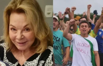 Mãe de Luciana Gimenez quebra protocolo e se manifesta sobre caravana da caminhada de Nikolas