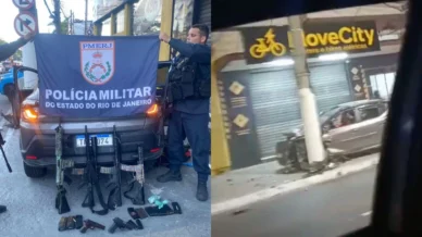 RJ: Perseguição policial em Niterói termina com dois mortos e cinco feridos