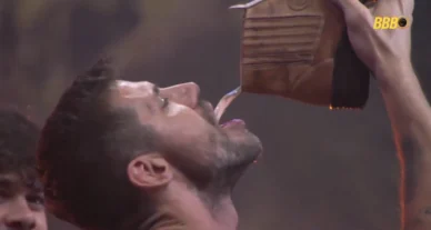 BBB 26: brothers bebem nas botas de Cowboy e Sarah durante festa; web reage