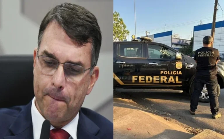 Ministério da Justiça leva Flávio Bolsonaro à Polícia Federal