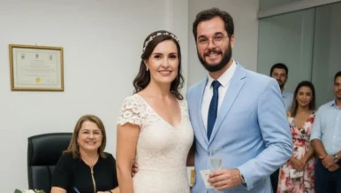 Fátima Bernardes rebate notícia de que casou com namorado: 
