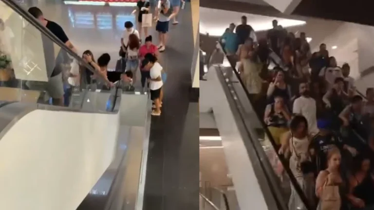 Perícia em shopping é interrompida após registro de temperatura de 70°C
