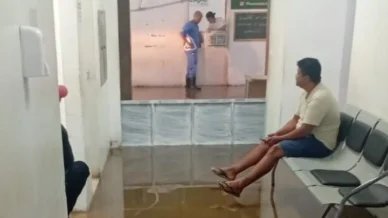 Temporal alaga redes de saúde em Cuiabá na madrugada desta segunda (23)