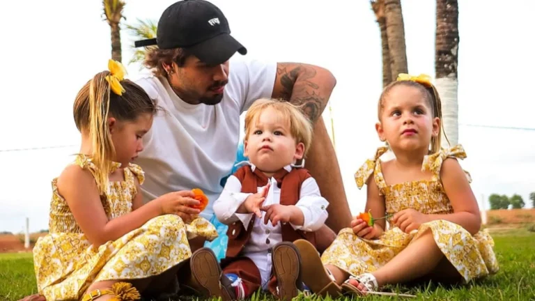 Longe dos filhos, Zé Felipe reclama da saudade: Tem dias que pesa mais