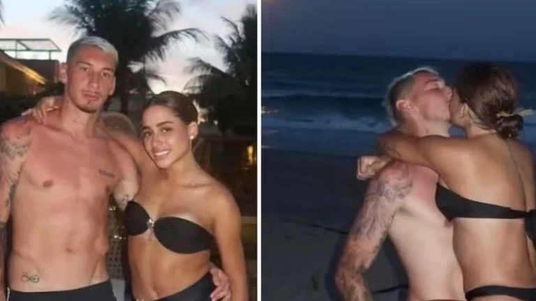 Apaixonada, MC Loma surge ao lado do namorado jogador: Eu e você