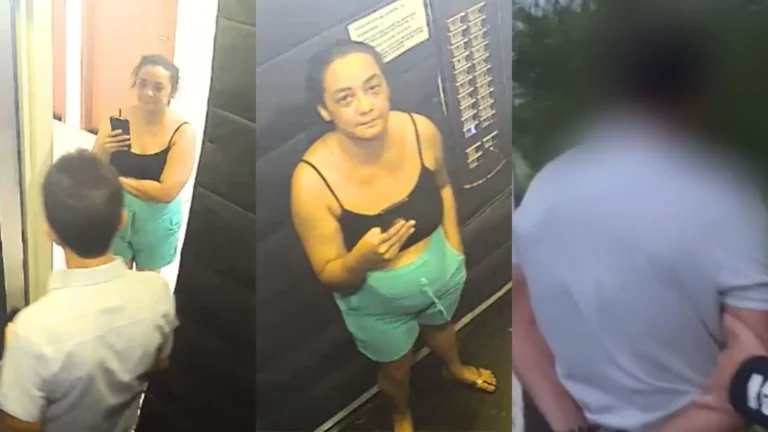 Vídeo mostra momento em que corretora é atacada por síndico; veja registro