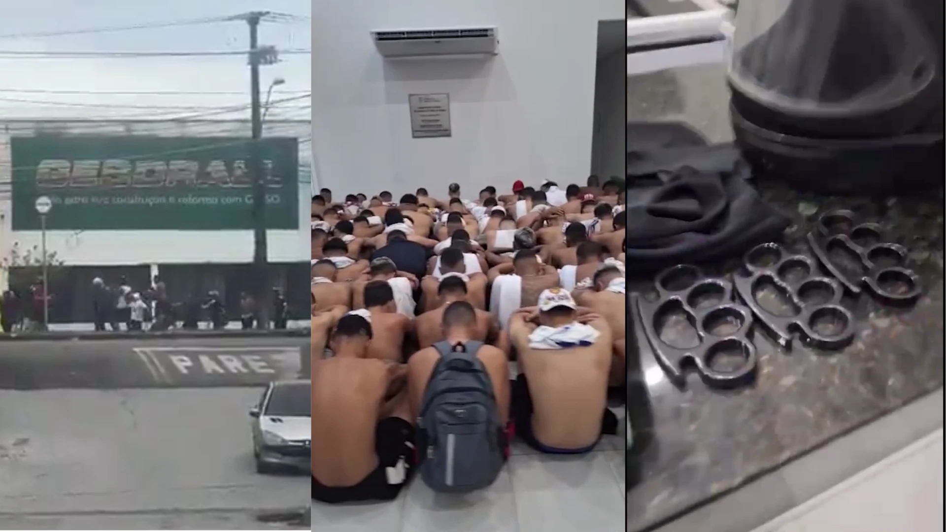 Brigas entre torcidas em Fortaleza resultam em 159 prisões preventivas