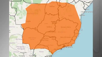 Inmet prolonga alerta para chuvas e tempestades em 12 estados; veja
