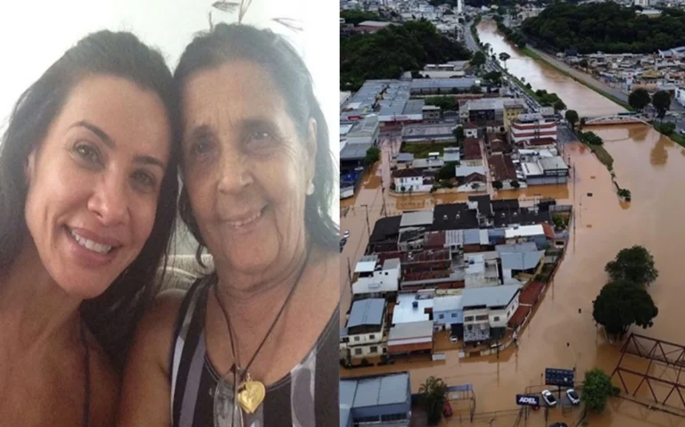 Mãe de Scheila Carvalho é vítima das fortes chuvas em Minas Gerais