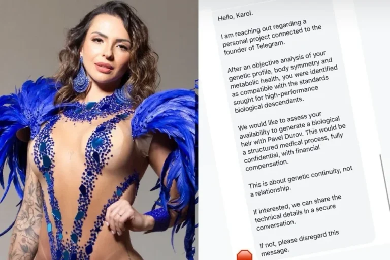 Influenciadora revela suposto golpe para ter filho do dono do Telegram