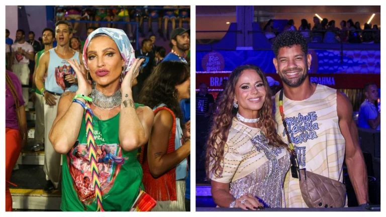 Famosos assistem à 2ª noite de desfiles da Série Ouro no Rio; veja