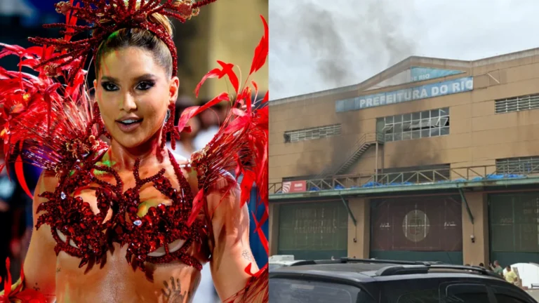 Após princípio de incêndio no barracão, Virginia mostra apoio a Grande Rio