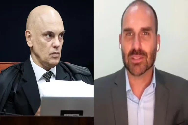 Moraes se posiciona sobre prisão domiciliar de Bolsonaro após atitude de Eduardo