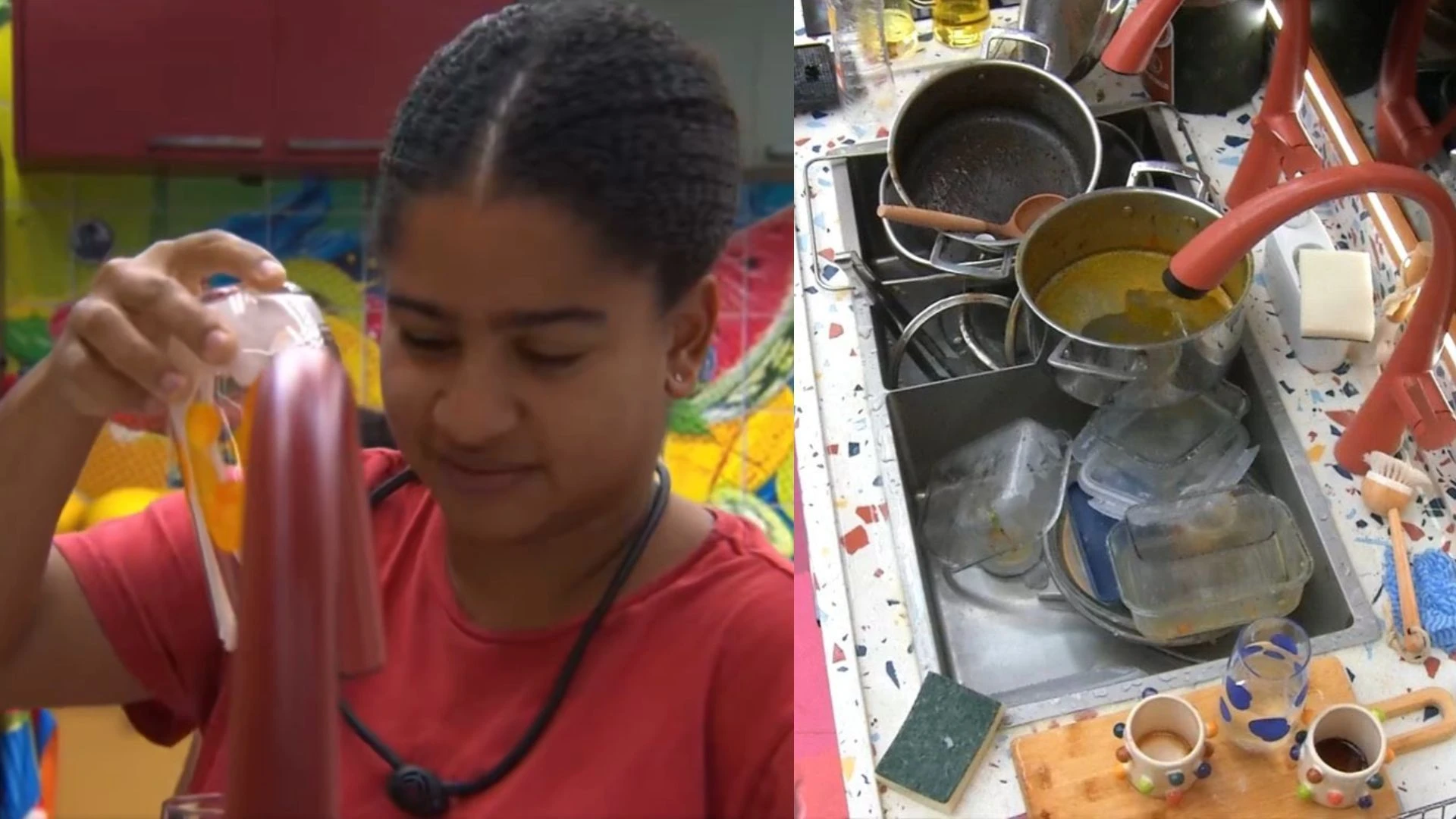 BBB 26: Milena suja a cozinha do VIP após vitória de Jonas e Cowboy