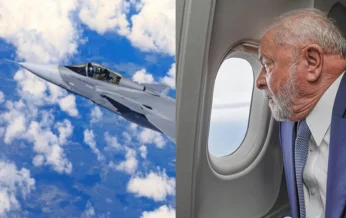 Avião de Lula é interceptado em pleno voo por Gripen supersônico