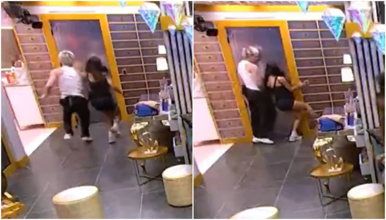 Expulsão no BBB 26? Juliano e Jordana se acusam de empurrão; veja cena