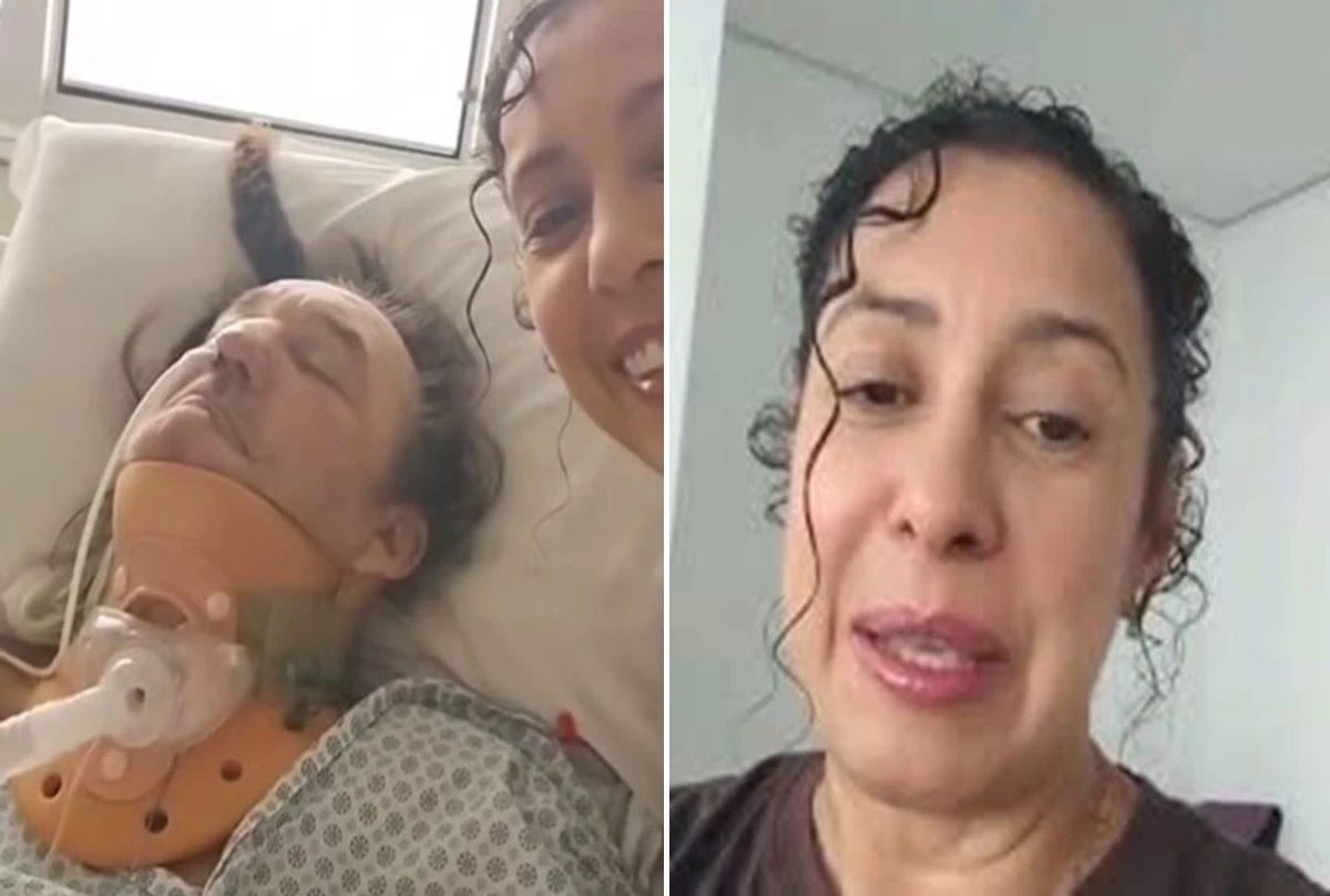 Esposa de Marquito mostra humorista internado e confirma nova cirurgia