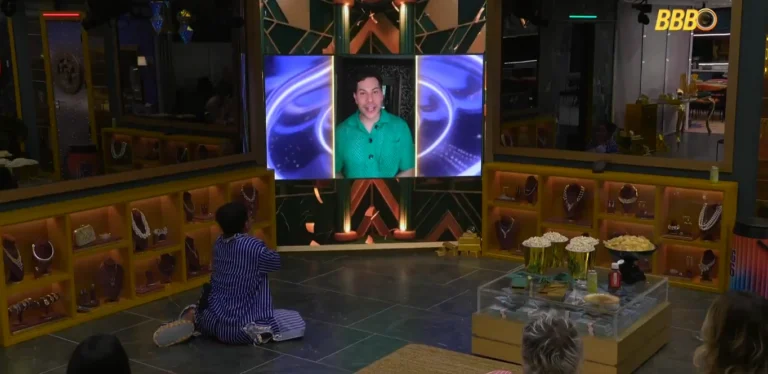 BBB 26: Milena se joga no chão ao ver recado de Christian Chávez, do RBD