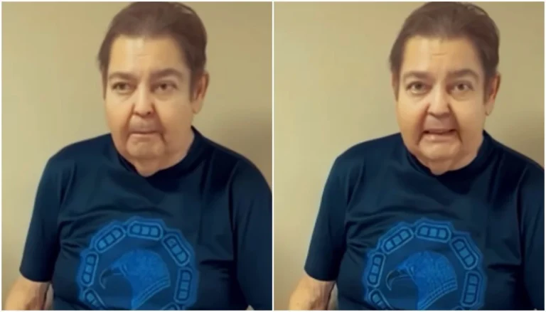 Faustão reaparece nas redes sem cadeira de rodas e surpreende internautas