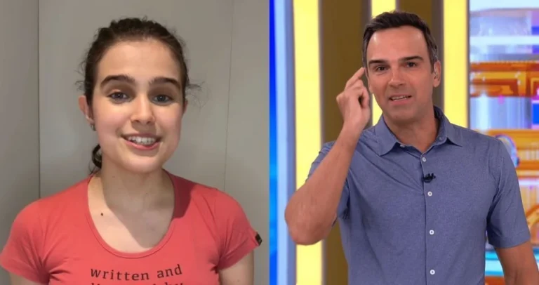 Filha de Tadeu Schmidt diz que ajudou pai em discurso de eliminação no BBB