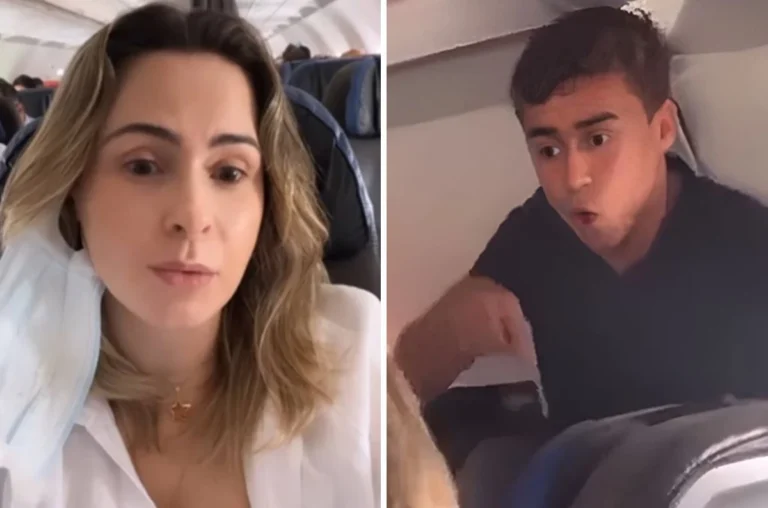 Vídeo: Ana Paula Renault encara Nikolas Ferreira em avião e cena repercute