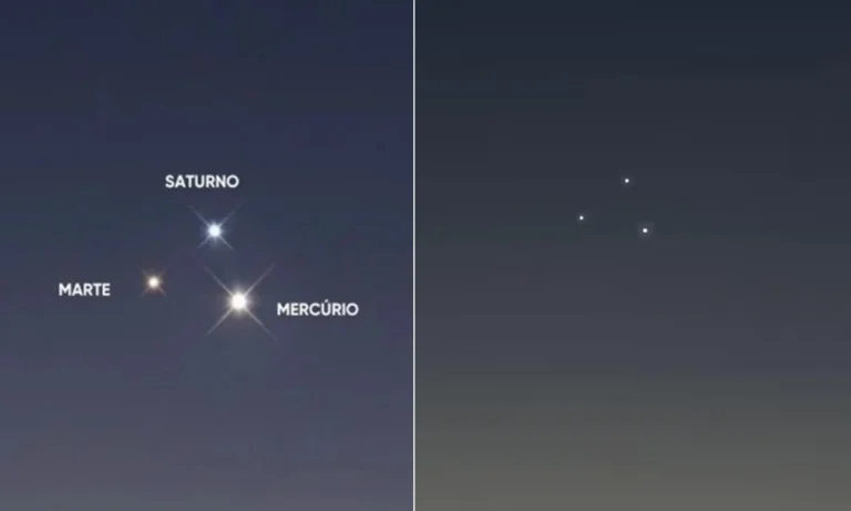 Saiba a hora certa para ver o “triângulo planetário” iluminar o céu nesta terça-feira
