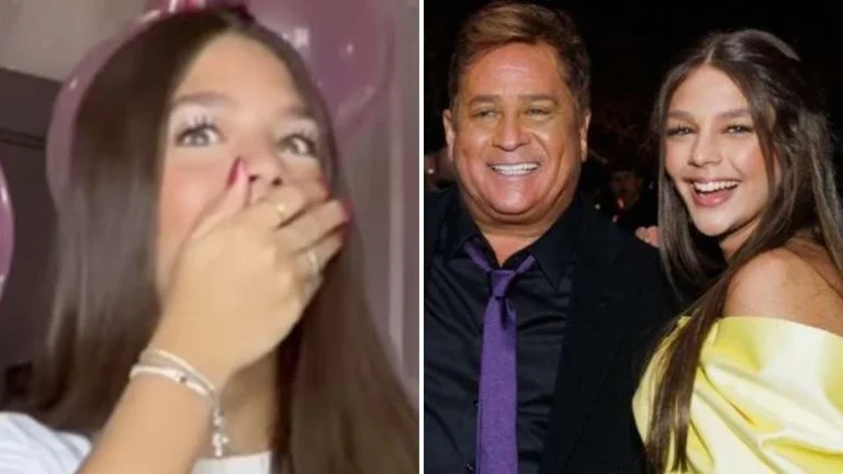 Neta de Leonardo dá risada ao ganhar Bíblia de presente e é detonada: Debochando