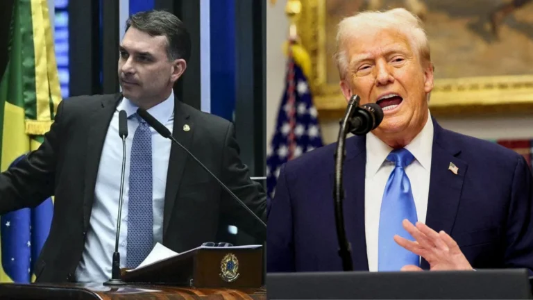Entorno de Lula fala em “tietagem” e defende ignorar encontro Flávio-Trump