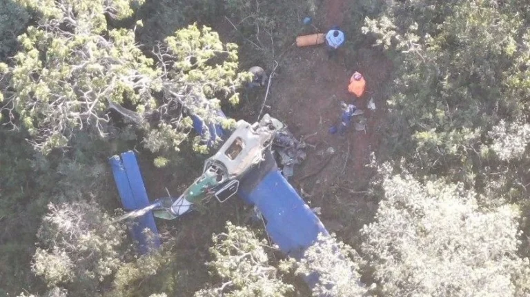 Avião agrícola cai em região de mata e deixa piloto morto em MG