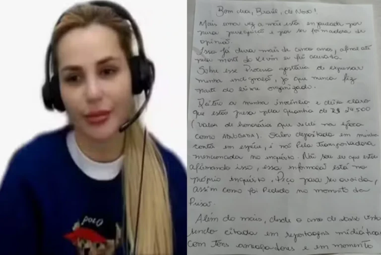 Após prisão, Deolane Bezerra quebra silêncio e revela detalhe impactante em carta