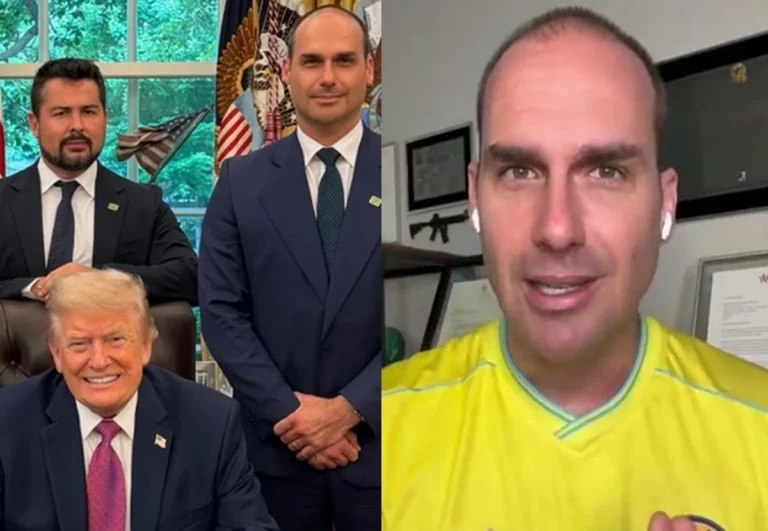 Eduardo Bolsonaro comenta medida dos EUA contra PCC e CV: “Há mais por vim”