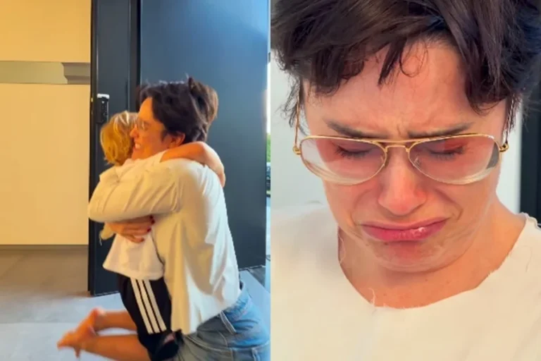 Fernanda Vasconcellos vai às lágrimas após surpresa do filho. Veja o vídeo
