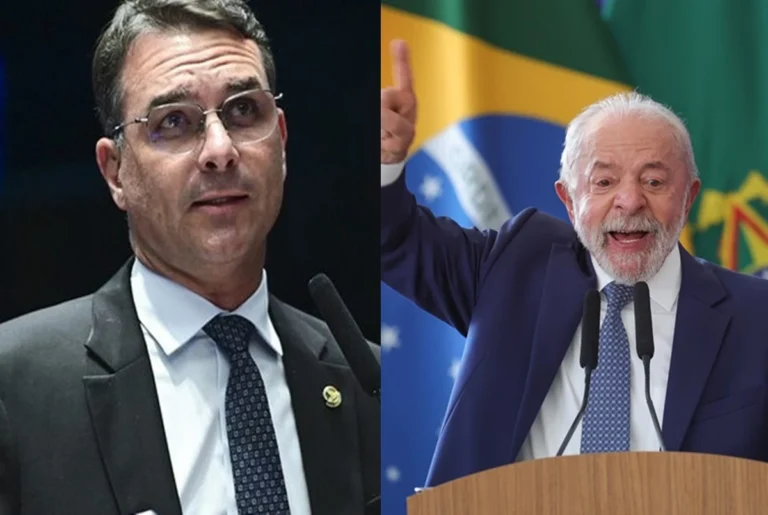 Lula comenta polêmica de Flávio Bolsonaro e faz acusação pesada ao vivo