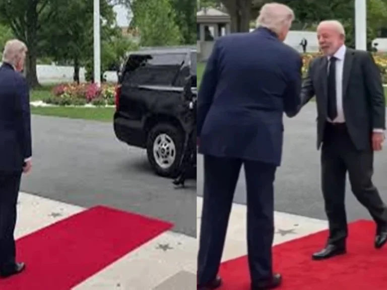 Vídeo: Trump surpreende e recebe Lula com tapete vermelho na Casa Branca