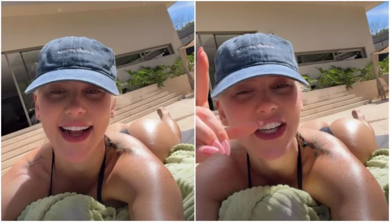 Virginia dá close no sol enquanto curte pagode após término