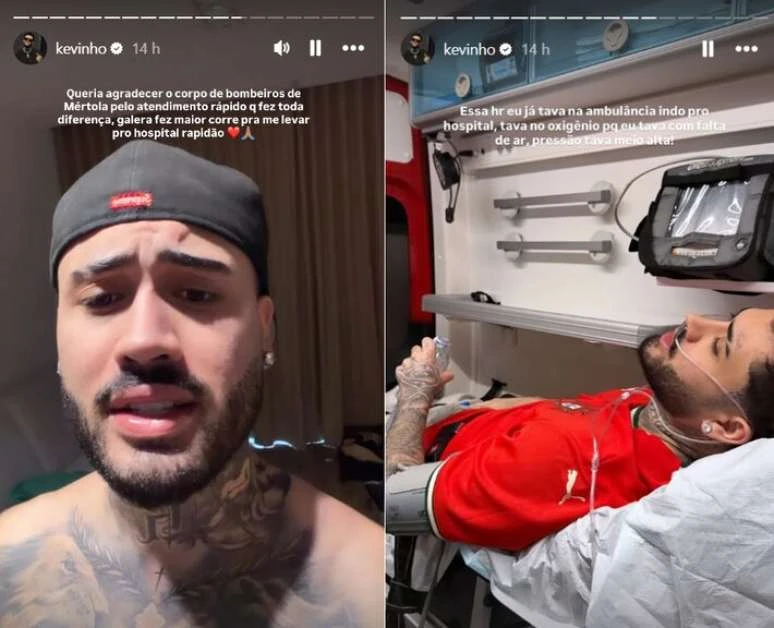 MC Kevinho é hospitalizado em Portugal após passar mal e interromper show; saiba motivo