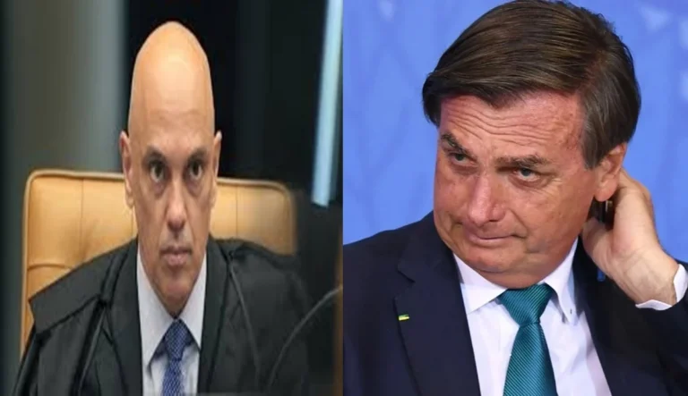 Bolsonaro quebra protocolo e faz pedido pessoal a Alexandre de Moraes: ” Deixa-me”