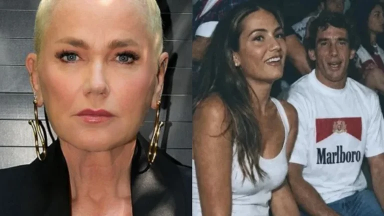 Luiza Brunet resgata foto antiga ao lado de Ayrton Senna e Xuxa reage