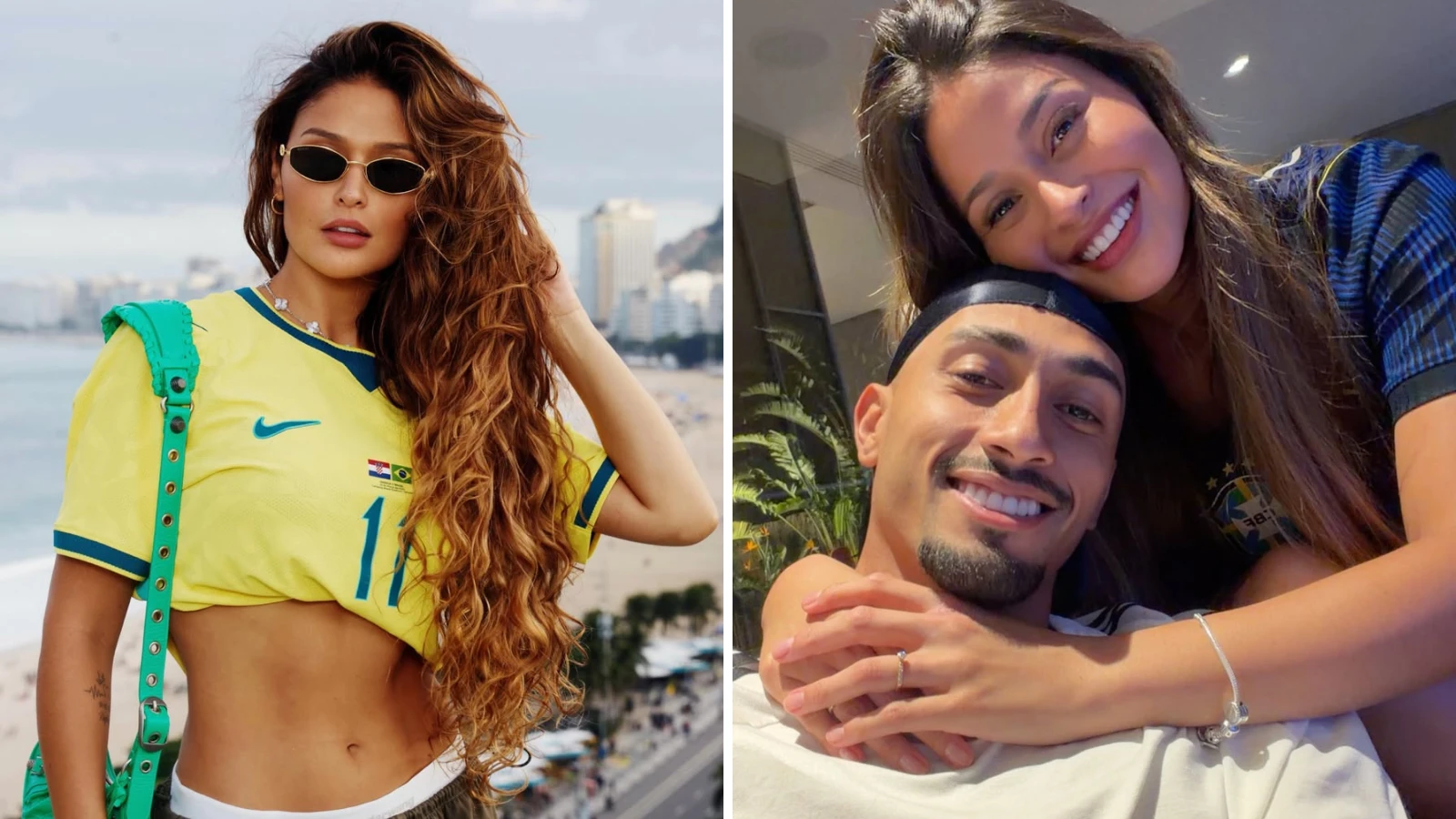 Natalia Belloli, esposa de Raphinha, desmente crise financeira: 