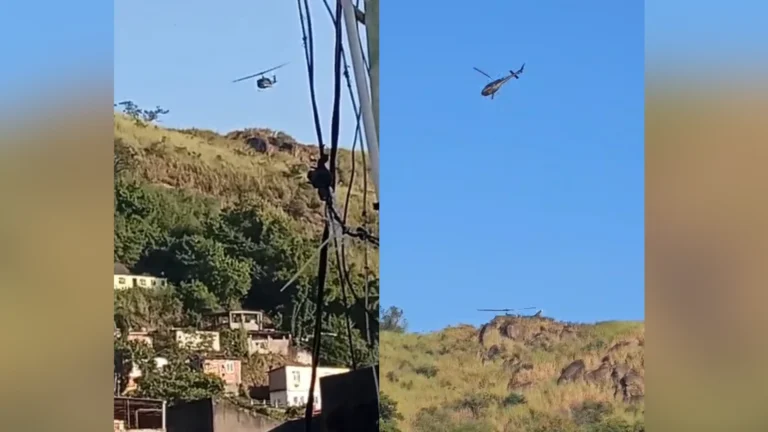 PM é baleado durante operação no Rio; resgate é feito de helicóptero