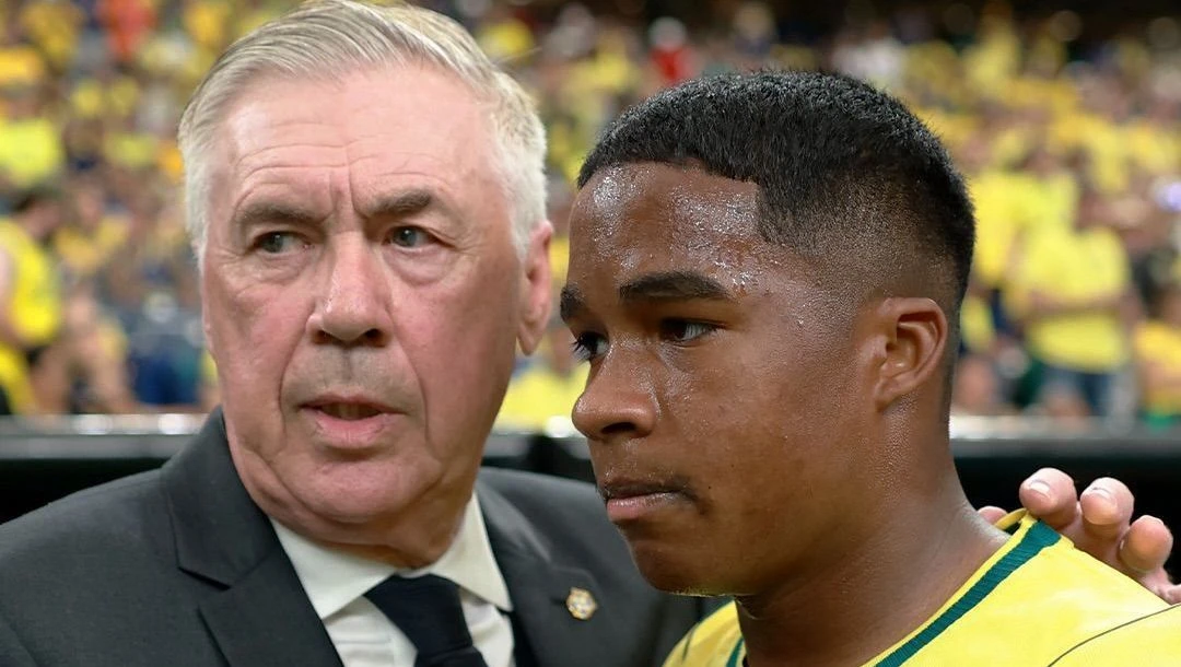 Ancelotti explica opção por Endrick contra o Japão: 