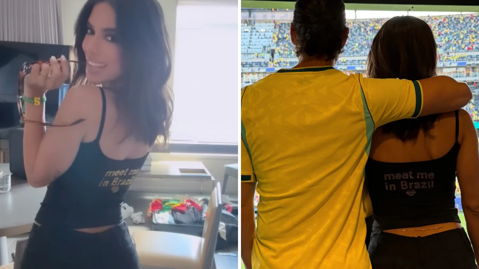 Anitta posa abraçada com bilionário em jogo da Seleção na Copa; saiba quem