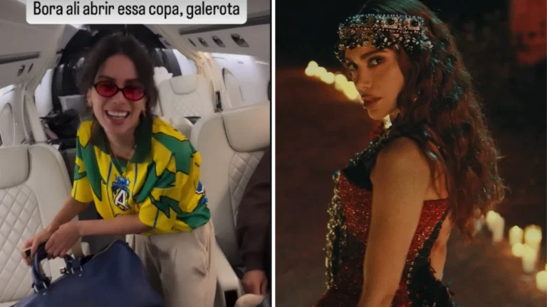 Anitta debocha ao embarcar para Copa: “Tudo isso sem tigrinho”