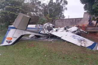 Vítimas de queda de avião em Marília foram encontradas carbonizadas